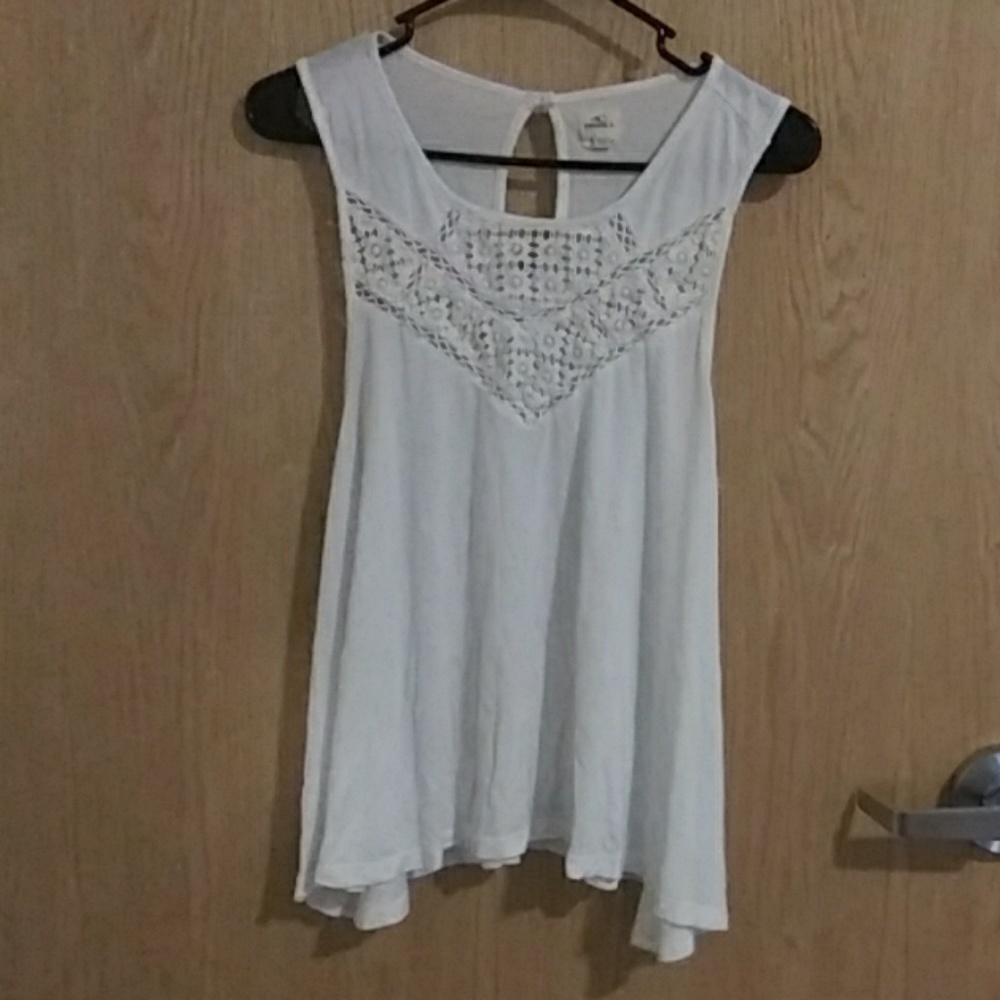 O'neill White tank top. So pretty!!